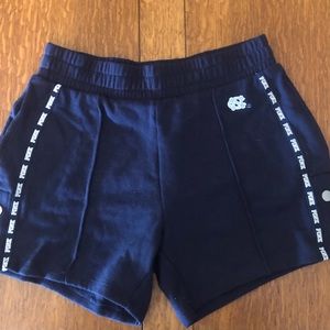 UNC x PINK VS pajama shorts